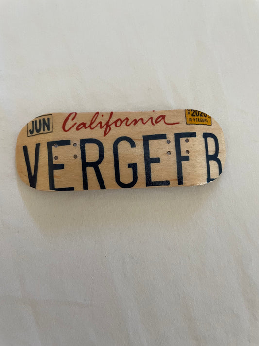Graphic deck - VERGE FB License Plate